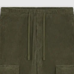 Homme SWEET PANTS CORDUROY CARGO ARMY