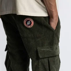 Homme SWEET PANTS CORDUROY CARGO ARMY