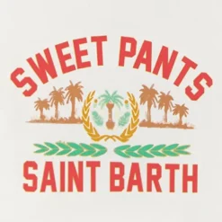 Femme SWEET PANTS CRUISE TEE SAINT BARTH OFF WHITE