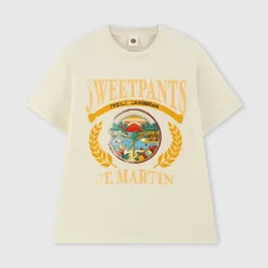 Femme SWEET PANTS CRUISE TEE SAINT-MARTIN CREAM