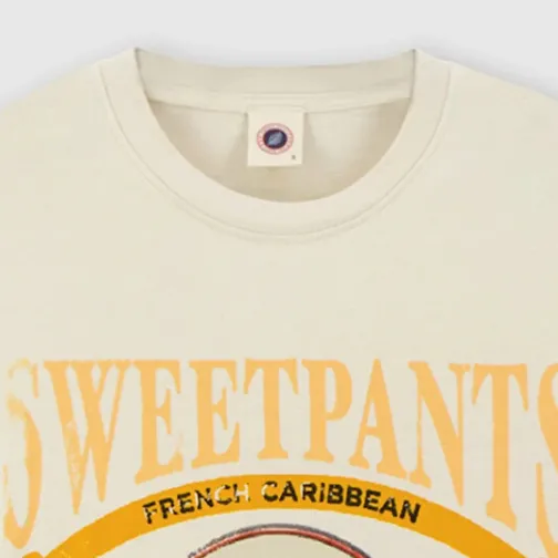 Femme SWEET PANTS CRUISE TEE SAINT-MARTIN CREAM
