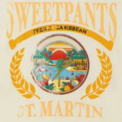 Homme SWEET PANTS CRUISE TEE SAINT-MARTIN CREAM