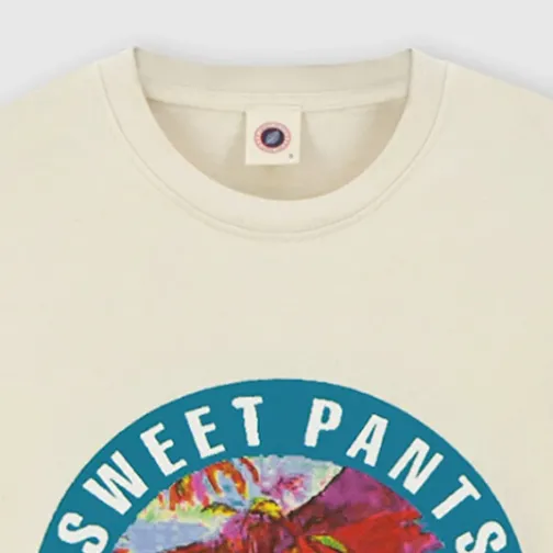 Femme SWEET PANTS CRUISE TEE YACHT CLUB CREAM