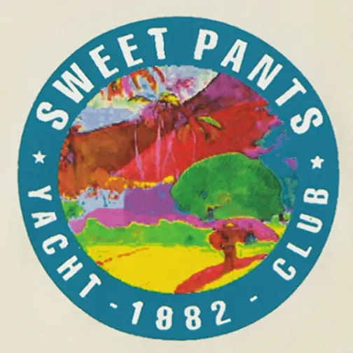 Femme SWEET PANTS CRUISE TEE YACHT CLUB CREAM