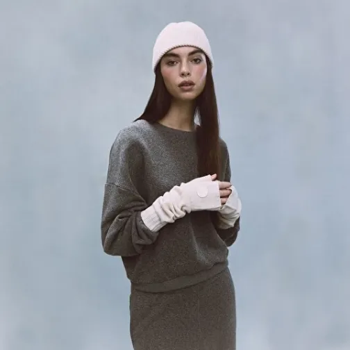 Femme SWEET PANTS ENDLESS CREW DARK MARL