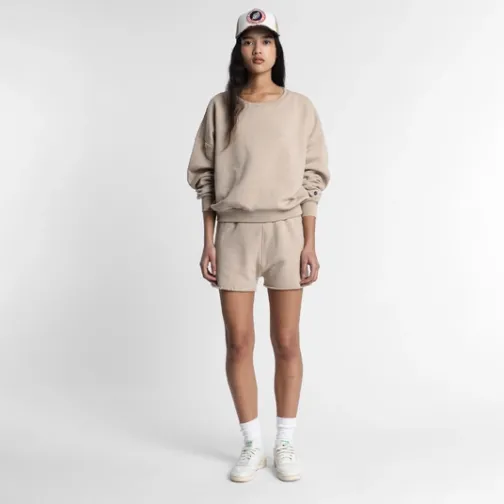 Femme SWEET PANTS ENDLESS CREW WHITE PEPPER