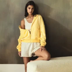 Femme SWEET PANTS ENDLESS ZIP UP GOLDEN
