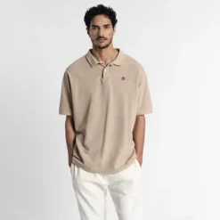 Homme SWEET PANTS FADED POLO WHITE PEPPER