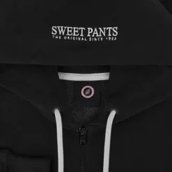 Homme SWEET PANTS ICONIC ZIP UP BLACK