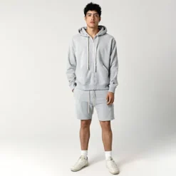 Homme SWEET PANTS ICONIC ZIP UP GREY MARL