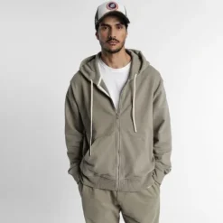 Homme SWEET PANTS ICONIC ZIP UP SAGE