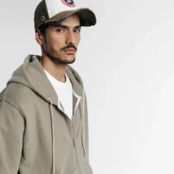 Homme SWEET PANTS ICONIC ZIP UP SAGE