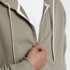 Homme SWEET PANTS ICONIC ZIP UP SAGE