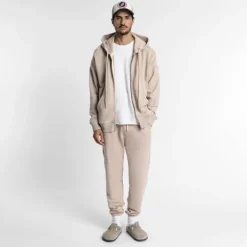 Homme SWEET PANTS ICONIC ZIP UP WHITE PEPPER