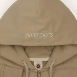 Homme SWEET PANTS ICONIC ZIP UP WHITE PEPPER