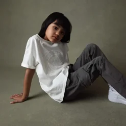 Enfant SWEET PANTS KID CARGO PANT BITUME