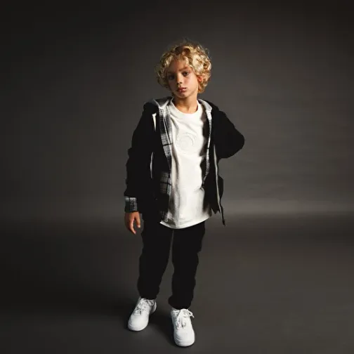Enfant SWEET PANTS KID CARGO PANT BLACK