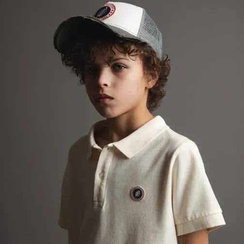 Enfant SWEET PANTS KID FADED POLO MILK