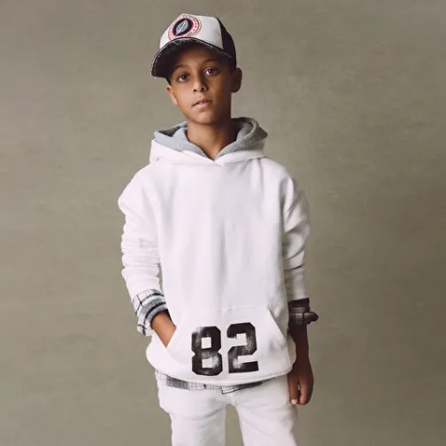 Enfant SWEET PANTS KID 82 HOODIE OFF WHITE