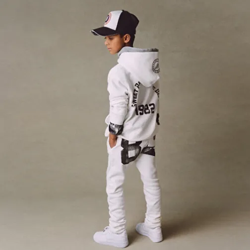 Enfant SWEET PANTS KID 82 HOODIE OFF WHITE