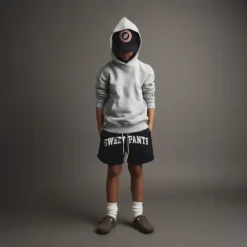 Enfant SWEET PANTS KID ICONIC HOOD GREY MARL