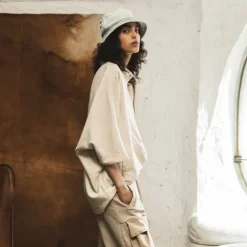 Femme SWEET PANTS LA TUNIQUE BOXY CREAM