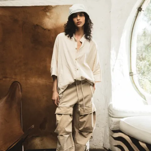 Femme SWEET PANTS LA TUNIQUE BOXY CREAM