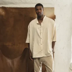 Homme SWEET PANTS LA TUNIQUE BOXY CREAM