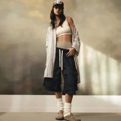 Femme SWEET PANTS LA TUNIQUE WHITE PEPPER BLUE