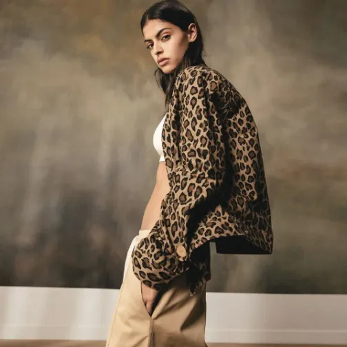 Femme SWEET PANTS LA VESTE LEOPARD