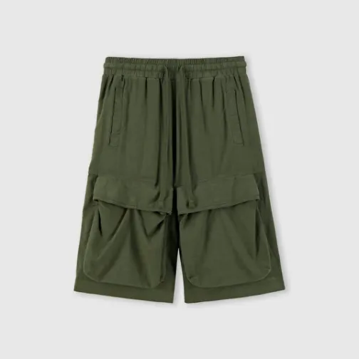 Homme SWEET PANTS LE BERMUDA LIN ARMY