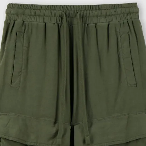 Homme SWEET PANTS LE BERMUDA LIN ARMY
