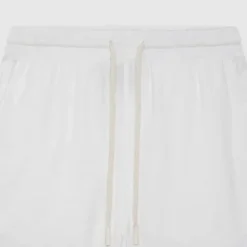 Homme SWEET PANTS LINEN SHORT OFF WHITE