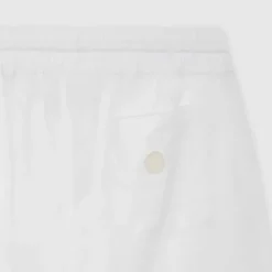 Homme SWEET PANTS LINEN SHORT OFF WHITE
