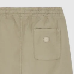 Homme SWEET PANTS LINEN SHORT WHITE PEPPER