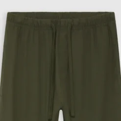 Homme SWEET PANTS LINEN TAPER ARMY