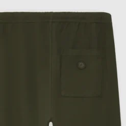 Homme SWEET PANTS LINEN TAPER ARMY