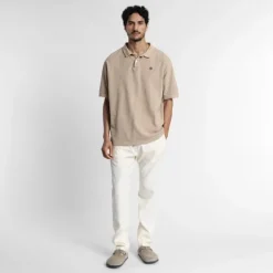 Homme SWEET PANTS LINEN TAPER MILK