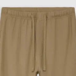 Homme SWEET PANTS LINEN TAPER WHITE PEPPER