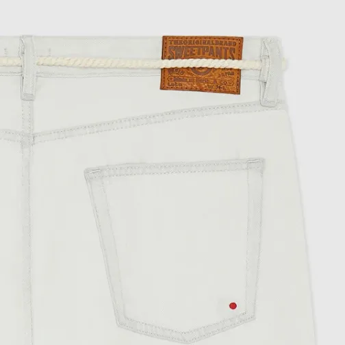 Femme SWEET PANTS LONG SHORT OFF WHITE
