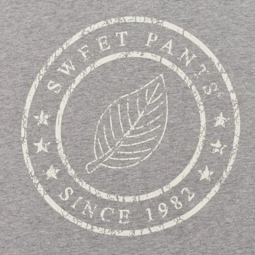 Femme SWEET PANTS OG PRINT TEE GREY MARL