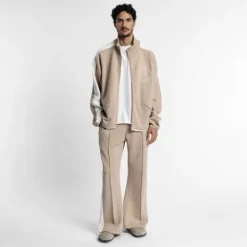 Homme SWEET PANTS PIQUE FLARE WHITE PEPPER