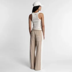 Femme SWEET PANTS PIQUE FLARE WHITE PEPPER