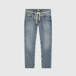Homme SWEET PANTS SLIM FIT BLUE VINTAGE