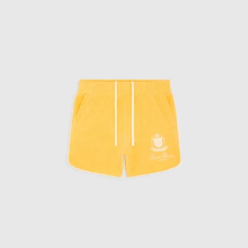 Femme SWEET PANTS SPONGE BERMUDA GOLDEN