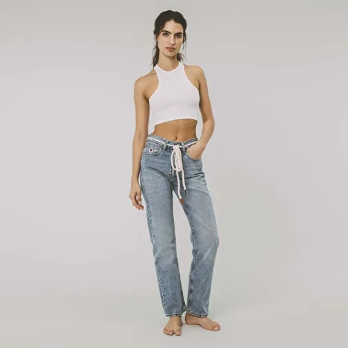 Femme SWEET PANTS VINTAGE FIT BLUE VINTAGE