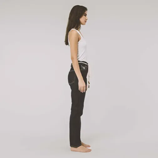 Femme SWEET PANTS VINTAGE FIT DARK BLUE