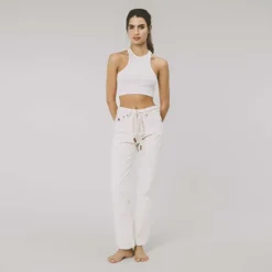 Femme SWEET PANTS VINTAGE FIT OFF WHITE