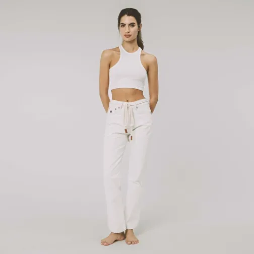 Femme SWEET PANTS VINTAGE FIT OFF WHITE