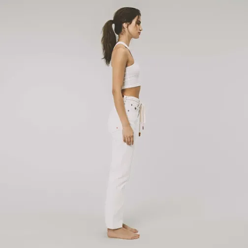 Femme SWEET PANTS VINTAGE FIT OFF WHITE